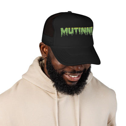 Unique Foam Trucker Hat - Custom Embroidery, Perfect for Festivals, Outdoor Activities, Gifts, Casual Wear, Streetwear
